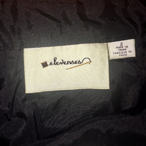 Elevenses Anthropologie Lace Rose Bud Pencil Skirt - Picture 8 of 9